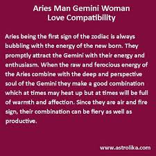 Love Compatibility Between Aries Man And Gemini Woman At