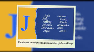 For a great dog name starting with j, look no further. Unique Boy Names That Start With J Youtube