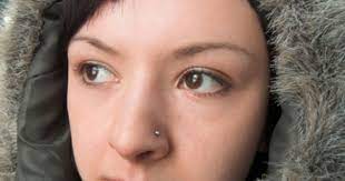 Insert the tip of the new corkscrew nose stud into the opening on the outside of your nose. How To Put In A Corkscrew Nose Ring Nose Ring Corkscrew Nose Ring Aboriginal People