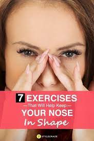 7 Unbelievable Exercises That Will Help Keep Your Nose In Shape In 2021 Face Exercises Nose Reshaping Face Yoga