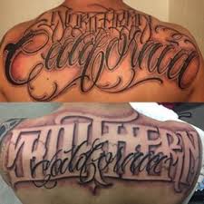 Northern Cali Tattoos Google Search Tattoo Lettering Tattoos Tattoo Lettering Fonts
