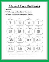 Odd And Even Numbers Pumpkin Coloring Page Freebie Math School Fun Math Homeschool Math