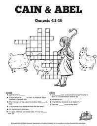 Cain And Abel Sunday School Crossword Puzzles Your Kids Will Need To Pay Attention To The Questions To So Sunday School Kids Cain And Abel Bible School Crafts