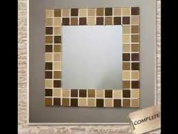 Amazing gallery of interior design and decorating ideas of gold square mirror in bedrooms, living rooms, dining rooms, bathrooms, entrances/foyers by elite interior designers. Easy Diy Ideas For Mirror Frame Decorations Youtube