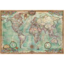 Since i was a child i'm fascinated of ancient world maps dissected into tiny pieces! Educa Miniature Puzzle World Map 1000 Pieces Puzzles123