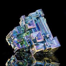 Bismuth Crystal For Sale 2 7 Gaudy Flashy Flamboyant Rainbow Bismuth Hoppered Crystals England For Sale Bismuth Bismuth Crystal Crystals