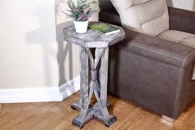 This seating is the perfect accompaniment to a rustic dining table. How To Build A Diy Farmhouse End Table Thediyplan