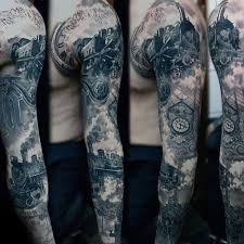 100+ awesome examples of full sleeve tattoo ideas | cuded. 101 Best Sleeve Tattoos For Men Cool Design Ideas 2021 Guide