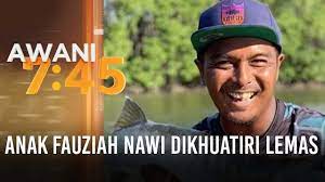 Anak kepada pelakon tersohor tanah air, fauziah nawi iaitu pitt haniff dikhuatiri lemas di sungai mela, kuala lipis, pahang pada sabtu. Anak Fauziah Nawi Dikhuatiri Lemas Youtube