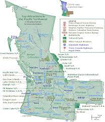 Pacific Northwest Map Outline Map Of The Pacific Northwest S Top Attractions Go Northwest A Travel Guide