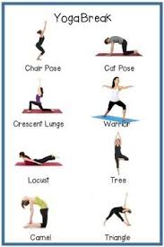 Yoga Break Posters Middle High School Yoga Break Basic Yoga Poses Yoga For Kids