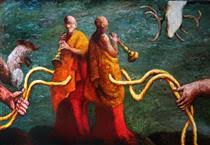 A man and a woman are reciting the angelus, a prayer which commemorates the annunciation made to mary by the angel gabriel. The Angelus 1857 1859 Jean Francois Millet Wikiart Org