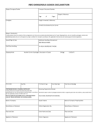 Imdg Form Download Fill Out And Sign Printable Pdf Template Signnow