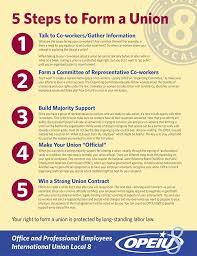 You have the right to organize a union to negotiate with your employer over your terms and conditions of employment. Opeiu Local 8 Member Support Action Northwest Justice Project Organizing