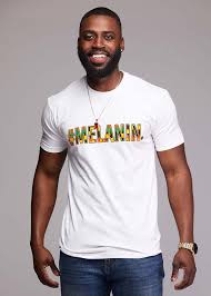 Black And White African Print Shirt Akono Men S Melanin African Print T Shirt White Yellow Black Kente African Men Fashion African Print Clothing African Clothing For Men
