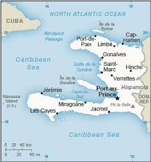 Haiti is located on the island of hispaniola, between the caribbean sea and the atlantic ocean. Haiti World Factbook