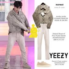 Bts On Fallontonight Fortnite Dance Challenge Jhope In Readymade Official X Fearofgod And Yeezy Bts Clothing Hope Fashion Kpop Outfits