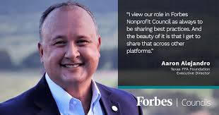 Audience Engagement for Aaron Alejandro: Forbes Nonprofit Council
