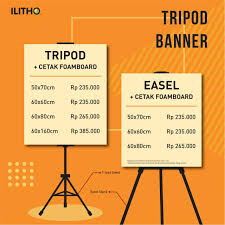 Selain itu ada juga ukuran variasi lainnya yaitu sekitar 120 cm x 60 cm. Manfaat Penggunaan Tripod Banner Sebagai Alat Promosi Ilitho Blog Artikel Berita Tips Percetakan Digital Printing Jakarta