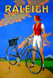 Raleigh The All Steel Bicycle Fahrrad Poster Fahrrad Fahrrad Kunst
