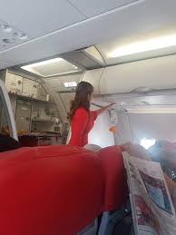 Malaysia airlines reported a loss of rm1.3 billion. Cabin Crew Safety Demonstration Picture Of Airasia Airasia Berhad Malaysia Tripadvisor