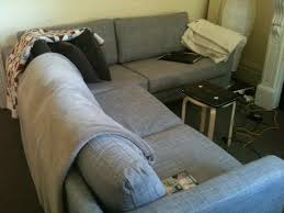 Used ikea karlstad sectional sofa with chaise for sale in. Baby Karlstad Corner Sofa Ikea Hackers