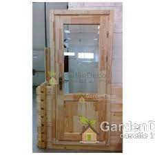 Pochi e semplici passaggi per rinnovare porte e finestre in legno. Porta Singola 88mm Con Vetro Per Casette In Legno Gardendeco