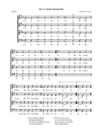 Rugăciunea de dimineață este hrana de peste zi a fiecărui suflet ce își caută mântuirea. Partitura Colind O Ce Veste Minunata