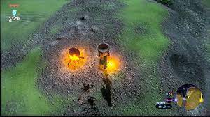 A b l r r Zelda Breath Of The Wild Fire How To Start A Campfire To Cook Food And Pass Time