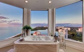 40 Stunning Luxury Bathrooms With Incredible Views Luxury Bathroom Architecture Bathroom Purple Bathroom Decor