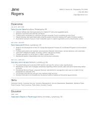 parts counter sales resume examples and