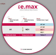 Selecting The Correct E Max Block Color