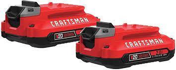 Heat is the number one killer of battery performance. Amazon Com Craftsman V20 Lithium Ion Battery 2 0 Amp Hour 2 Pack Cmcb202 2 Home Improvement