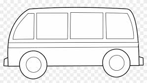 Kumpulan gambar animasi mobil hitam putih. Bus Outline Vector Gambar Van Kartun Hitam Putih Clipart 3835690 Pikpng