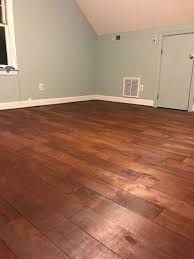 How To Give Floors From Plywood To Hardwood Look Diy Diy Wood Floors Plywood Plank Flooring Stained Plywood Floors