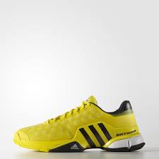 Adidas Mens Barricade 2015 Tennis Shoes Bright Yellow Adidas Shoes Mens Tennis Shoes Mens Fashion Shoes