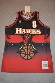 This year, though, the atlanta hawks upped the city jersey game to a new level. Authentic Atlanta Hawks Steve Smith Jersey Black Red 48 Xl Mitchell Ness M N 1748364530