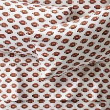 Pottery barn kids vintage football twin fitted sheet green stripes 100% cotton. Pin On Bubba S Room