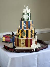 Harry Potter Wedding Cake By Wickedgood Cakes Http Cakesdecor Com Cakes 287588 Harry Pot Harry Potter Wedding Cakes Harry Potter Cake Harry Potter Wedding