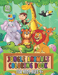 Jungle animals free coloring pages are a fun way for kids of all ages to develop creativity, focus, motor skills and color recognition. Jungle Animals Coloring Book For Kids Ages 4 Discover Unique Wild Animals Coloring Pages Forest Animals Coloring Book For Children Coloringbook Ziik 9798645934361 Amazon Com Books