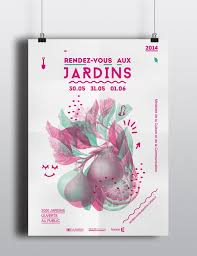 Rendez Vous Aux Jardins On Behance Graphic Design Logo Graphic Design Posters Poster Design