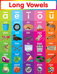 Scholastic Teachers Friend Long Vowels Chart Multiple Colors Tf2518