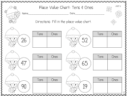 Maybe you would like to learn more about one of these? Winter Place Value Practice Sheets Tens And Ones First Grade Math Worksheets First Grade Math Tens And Ones