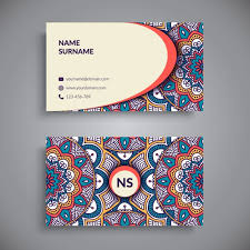 When you network, these days you usually exchange social media handles. Download Vector Artistic Business Card With A Mandala Vectorpicker