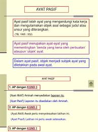 Tukarkan ayat aktif berikut kepada ayat pasif. Ayat Pasif Ayat Aktif Ayat Aktif Dan Ayat Pasif Pemaknaan Karikatur Cover Majalah Tempo Khalayak Yang Diterpanya Bersifat Aktif Tidak Pasif Seperti Senindelapan