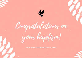 What to say in a baptism card. Free Printable Customizable Baptism Card Templates Canva
