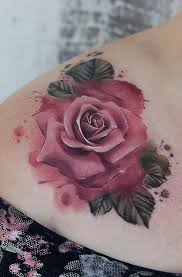 Watercolor Tattoos Will Turn Your Body Into A Living Canvas Watercolor Rose Tattoos Pink Rose Tattoos Tattoos