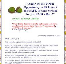 Hi i have bought a pdf of the system little acorns. Little Acorns Review Is A Slow But Sure System What You Re Really After Extra Income Guru