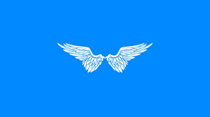 Black And White Angel Wings Wallpaper White Angel Wings Wings Wallpaper Blue Background Wallpapers Blue Backgrounds