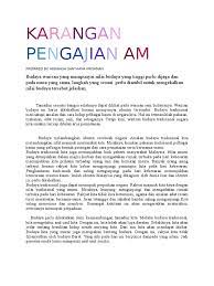 Arus globalisasi telah menyebabkan pelbagai budaya warisan rakyat malaysia semakin terhakis. Karangan Pengajian Am